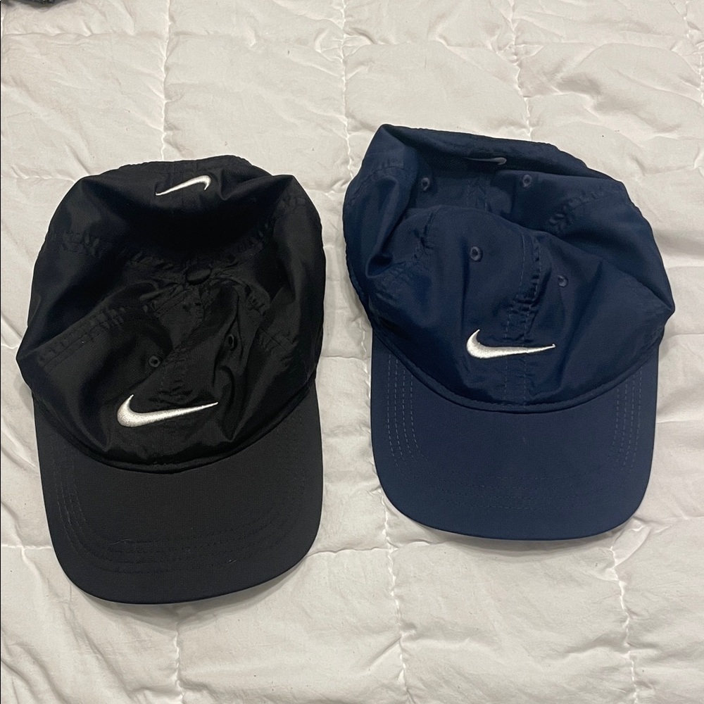 Nike DRI-FIT Black and Navy Kids hats